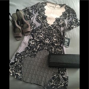 NWT! Express lace print shift dress